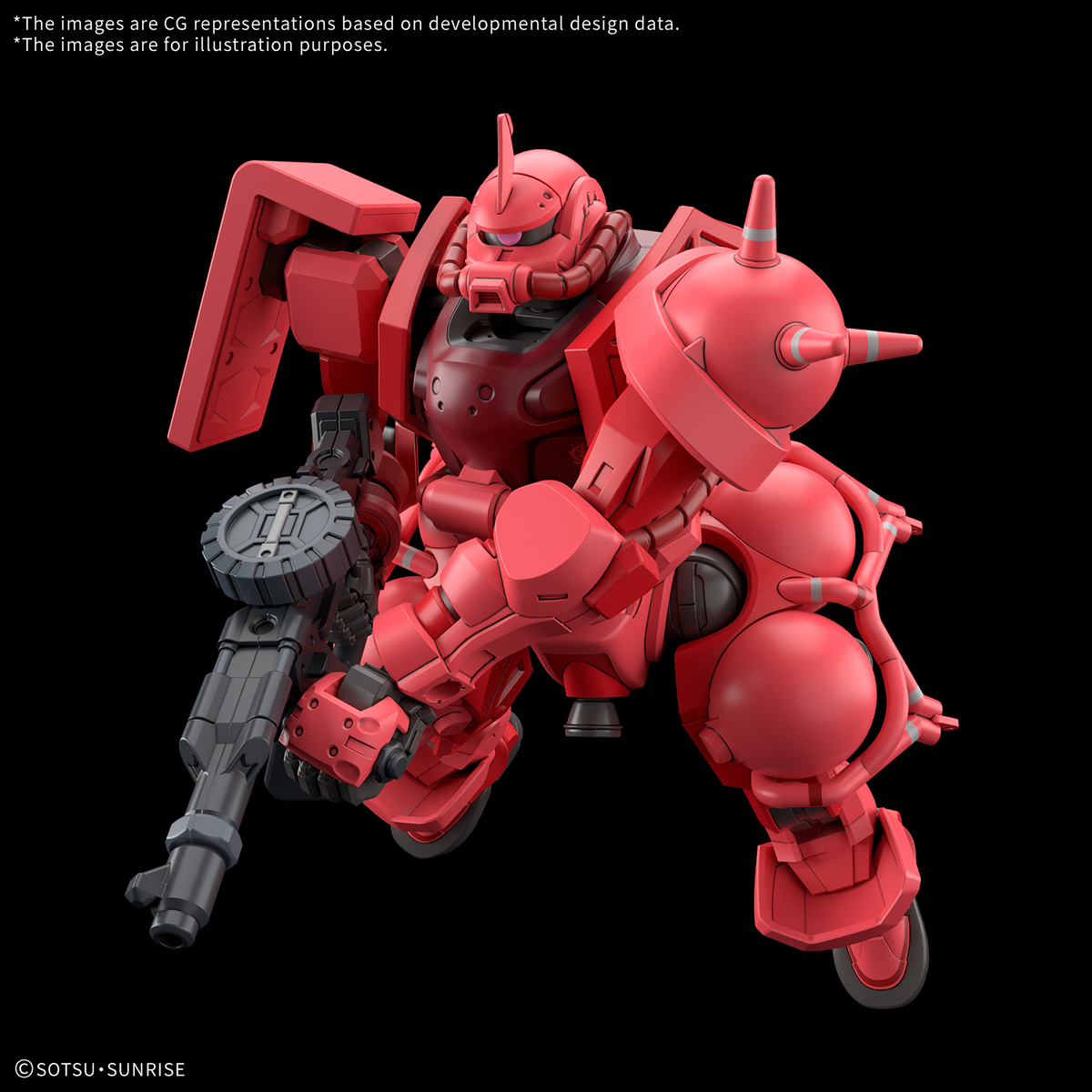 HG 1/144 CHAR'S ZAKU(GQ)