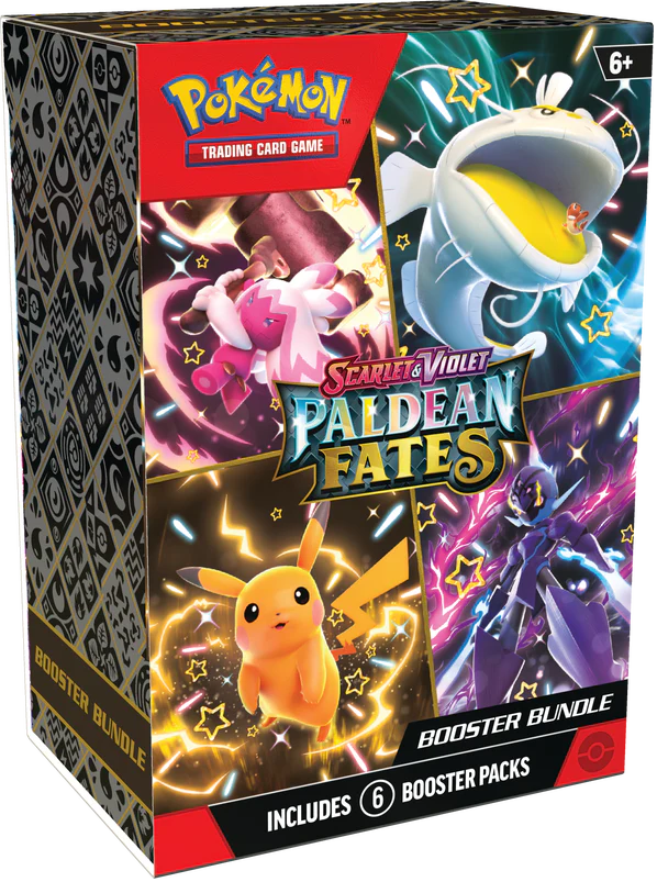 Pokemon: Scarlet and Violet Paldean Fates Booster Bundle