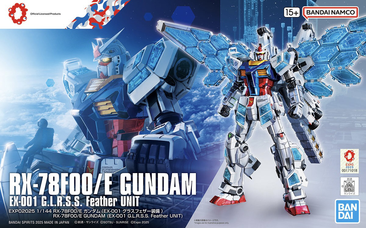 1/144 GUNDAM RX-78F00/E G.L.R.SS. Feather Unit (EXPO2025)