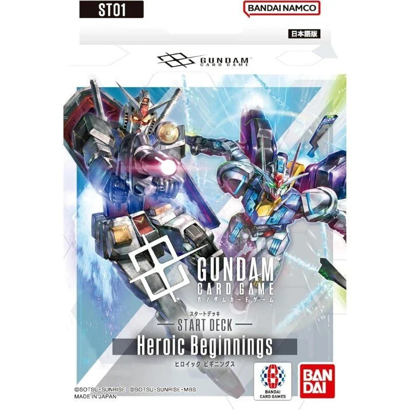 BANDAI Gundam Card Game Heroic Beginnings Starter Deck ST01 TCG JAPANESE