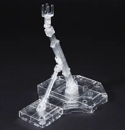 Action Base 001 Clear – Universal Display Stand for 1/144 & 1/100 Gunpla