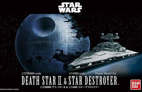 1/2700000 DEATH STAR II & 1/14500 STAR DESTROYER
