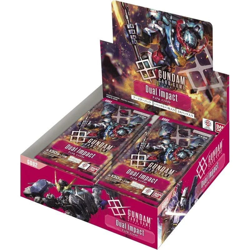 BANDAI Gundam Card Game Dual Impact GD02 Booster Box TCG JAPANESE
