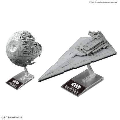 1/2700000 DEATH STAR II & 1/14500 STAR DESTROYER