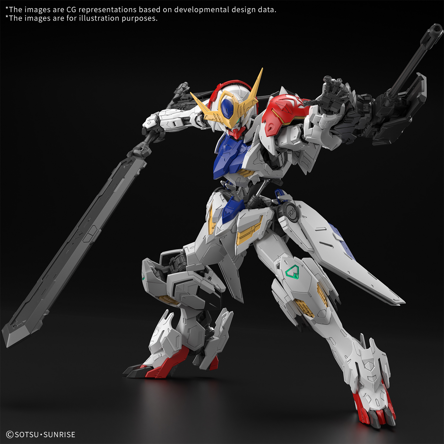 MG 1/100 ASW-G-08 Gundam Barbatos Lupus