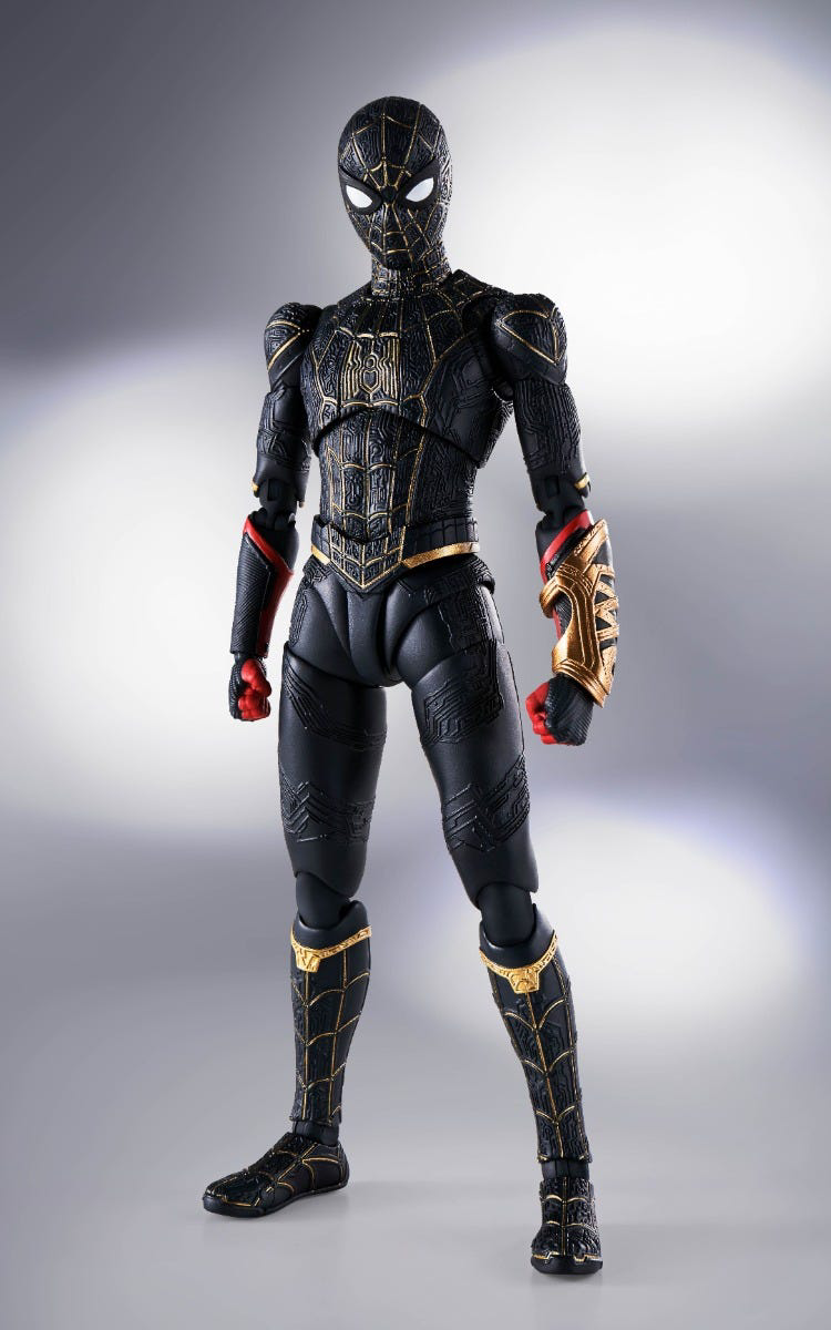 S.H.Figuarts Spider-Man No Way Home Black and Gold Suit
