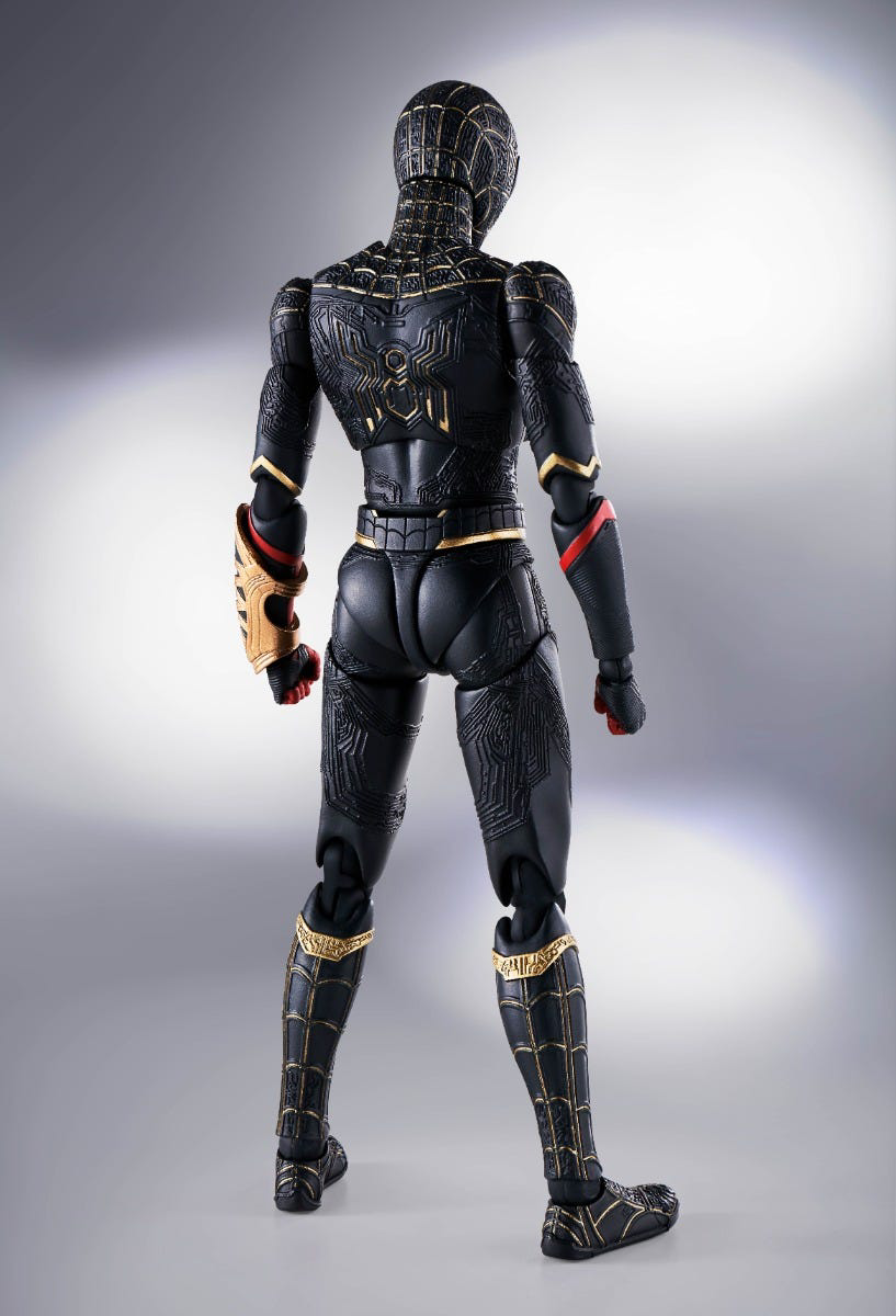 S.H.Figuarts Spider-Man No Way Home Black and Gold Suit