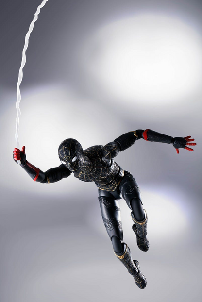 S.H.Figuarts Spider-Man No Way Home Black and Gold Suit