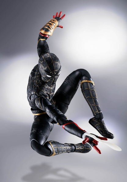 S.H.Figuarts Spider-Man No Way Home Black and Gold Suit