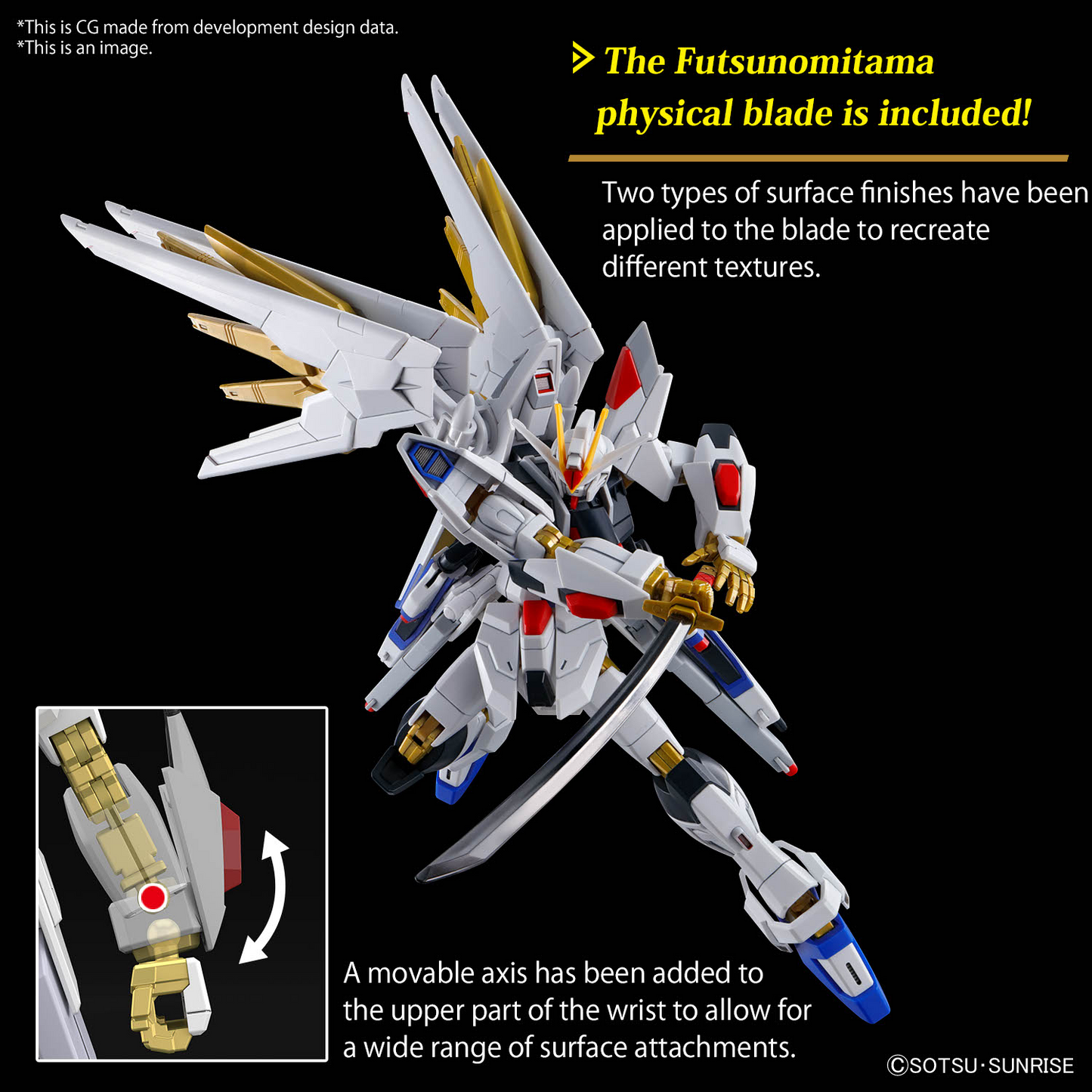 1/144 HG Mighty Strike Freedom Gundam ZGMF/A-262PD-P