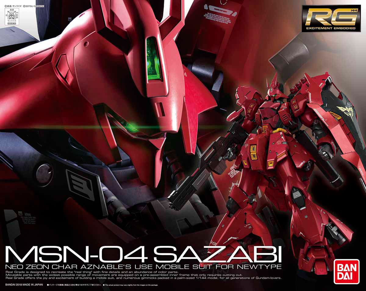1/144 RG Sazabi MSN-04
